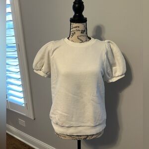 Cream cotton pull on